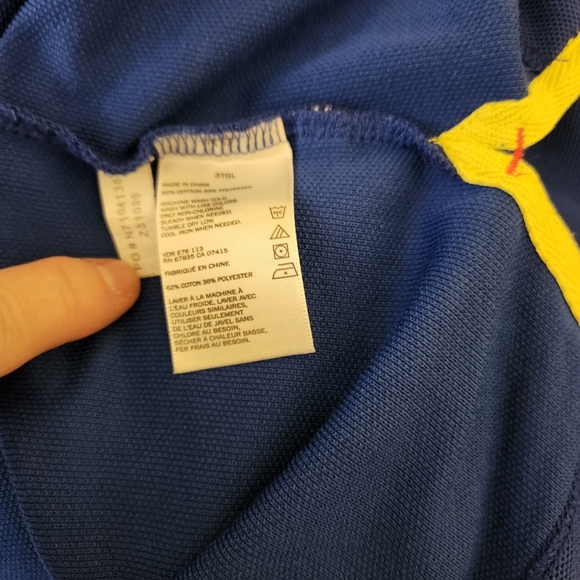 Nautica Men's Blue Polo Shirt - Picture 6 of 6